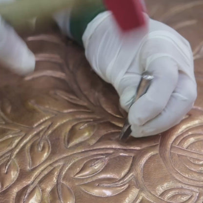Black Tree of Life Copper Backsplash
