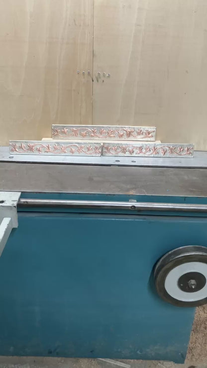 Kitchen Crown Molding Copper Accent Panel