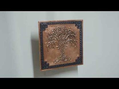 Copper Backsplash (Tree of Life, Copper&Black Color)