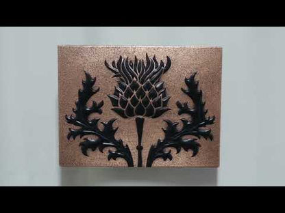 Copper Backsplash (Scottish Thistle, Copper&Black Color)