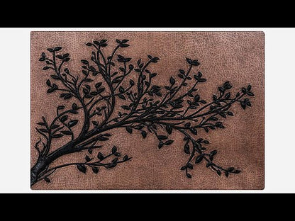 Copper Backsplash (Tree Branches, Copper&Black Color)