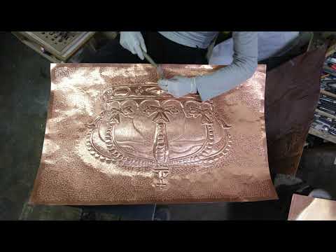 Royal Crest Copper Backsplash Tile