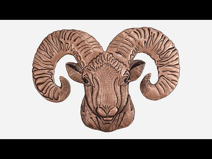 Bighorn Sheep Copper Wall Art