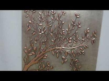 Copper Backsplash (Tree Branches, Silver&Copper Color)