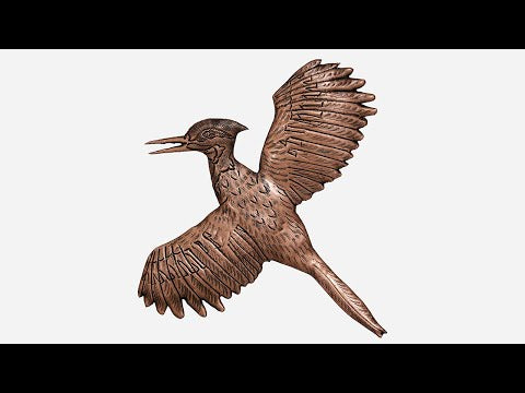 Woodpecker Bird Copper Wall Art