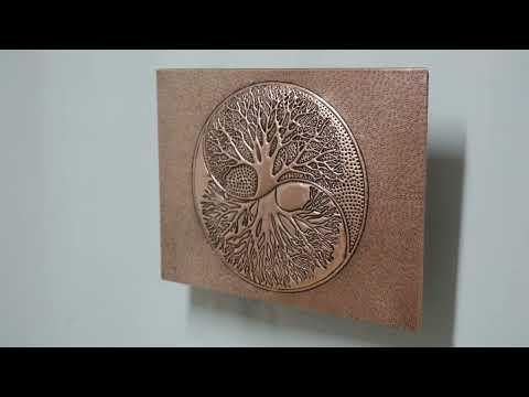 Copper Backsplash (Yin&Yang Tree of Life)