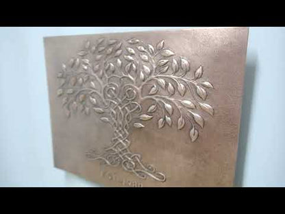 Copper Kitchen Backsplash Tree of Life