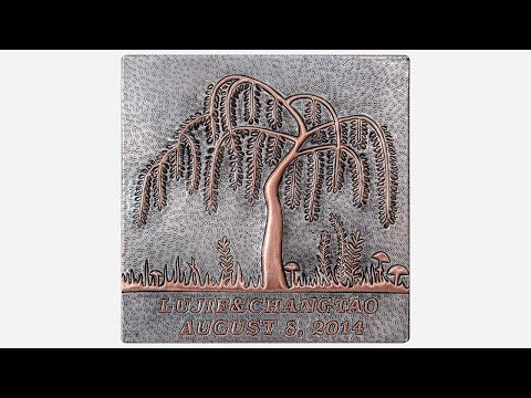 9th Anniversary Gift Willow Tree Backsplash