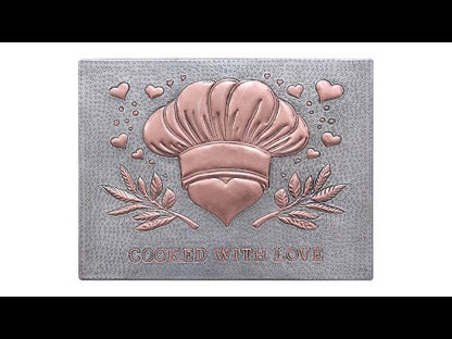 Cooked with Love Kitchen Backsplash Tile