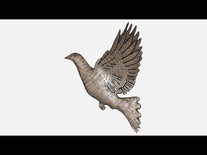 Pigeon Metal Wall Decor