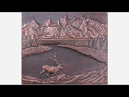 Mountain Scene Kitchen Backsplash Tile