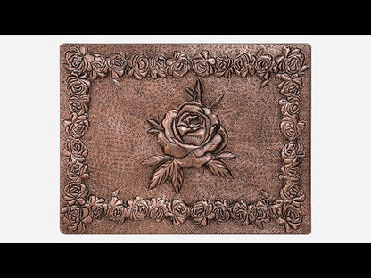 Copper Kitchen Backsplash (Roses)