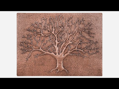 Copper Backsplash Panel (Tree of Life)