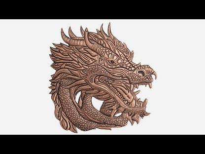 Dragon Copper Wall ArtDragon Copper Wall Art