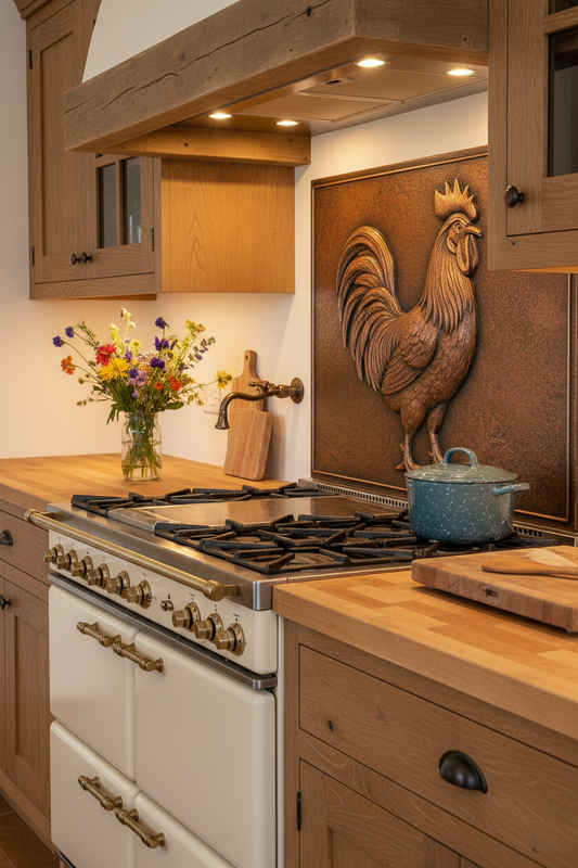 Rooster - rustic farmhouse kitchen