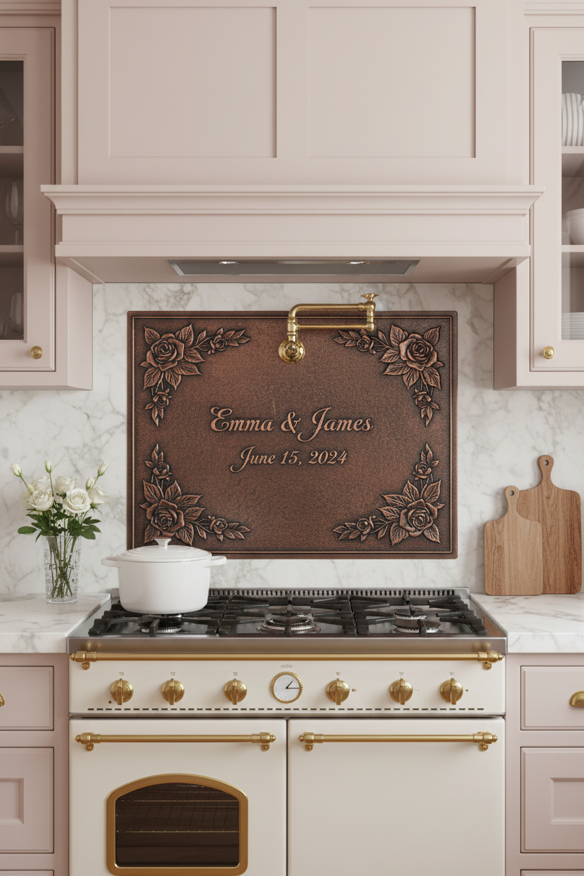 Rose Name Sign - romantic French kitchen