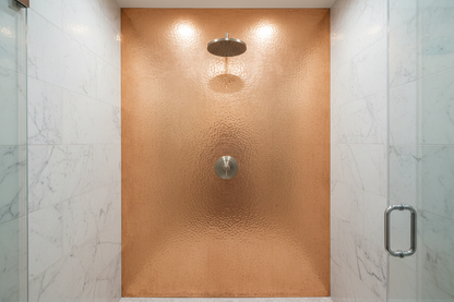 Shower Accent Panel — Natural Copper