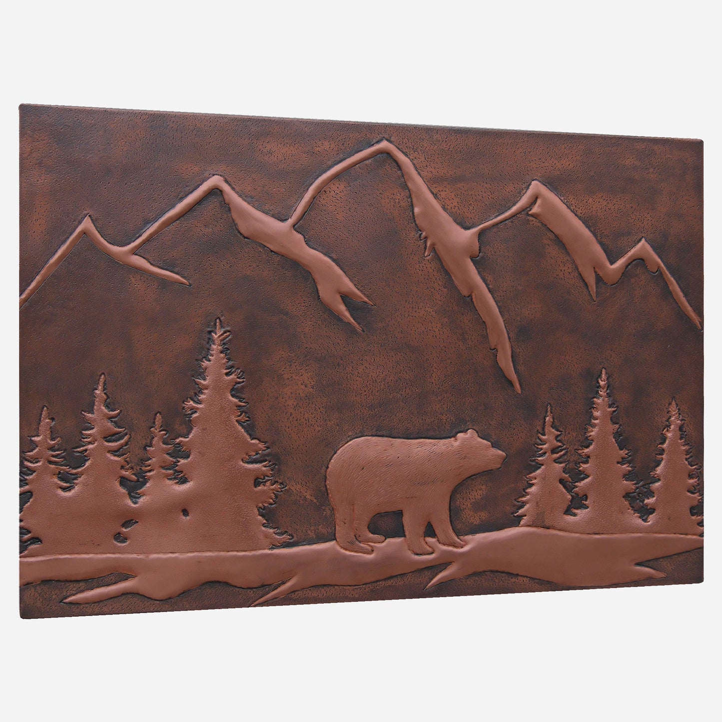 Bear Scene Copper Kitchen Backsplash - Natuross