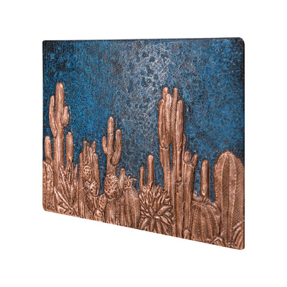 Metal Backsplash Tile Cactuses