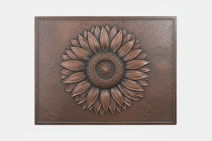 Sunflower brown patina panel corrected