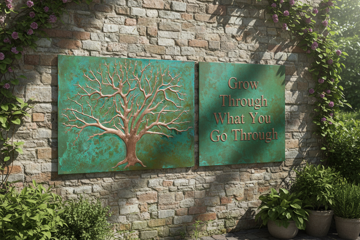 Tree of Life and Quote Two-Panel Set - Improved