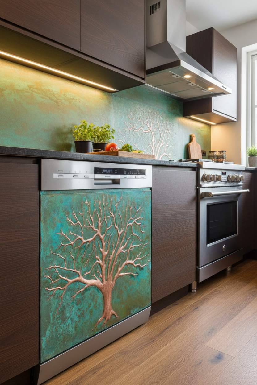 Tree of Life Dishwasher Accent Panel