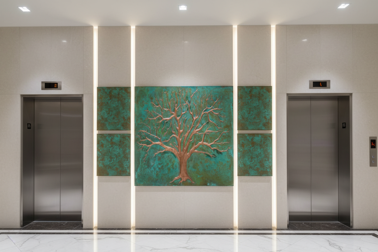 Tree of Life Elevator Lobby - Realistic Scale