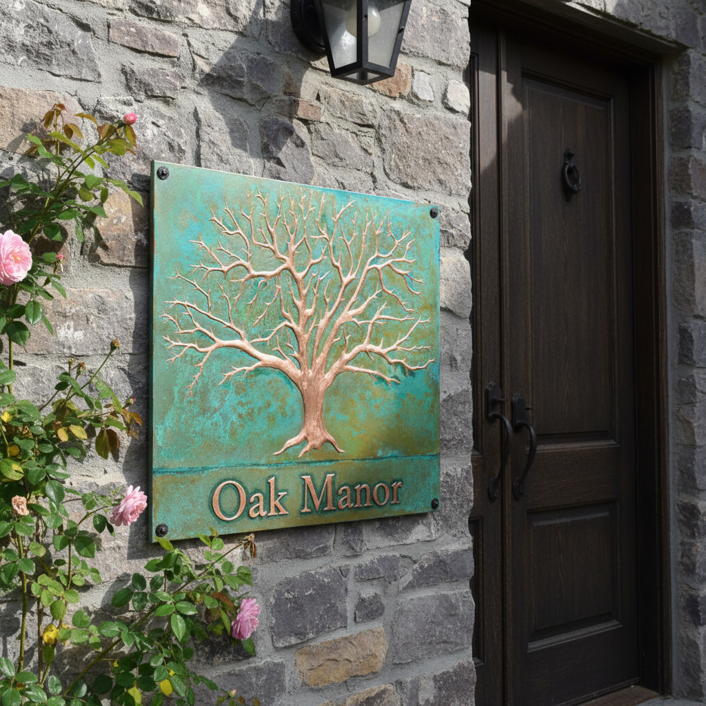 Tree of Life House Name Plaque