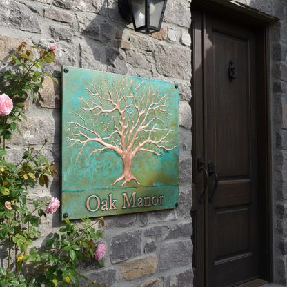 Tree of Life House Name Plaque