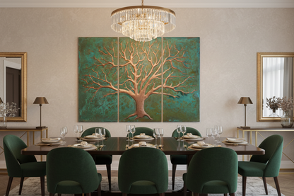 Tree of Life Multi-Panel Dining Room Feature
