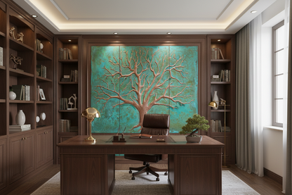 Tree of Life Office Study Wall Panels