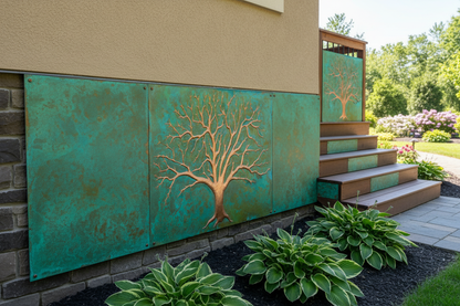 Tree of Life Outdoor Skirting Base Half-Wall Panels