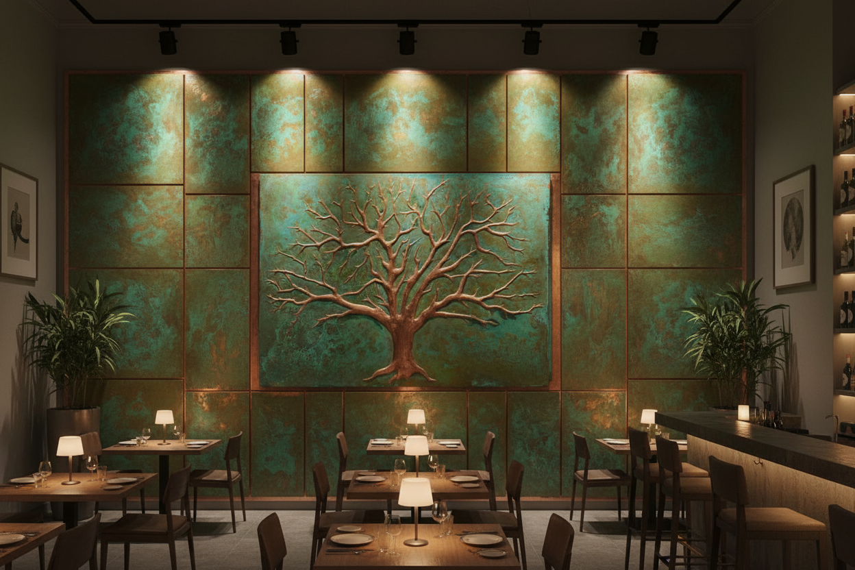 Tree of Life Restaurant Bar Feature Wall