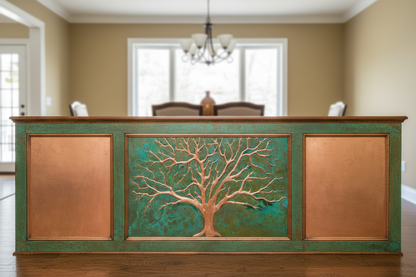 Tree of Life Wainscot - Single Tree with Plain Panels
