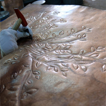 Kitchen Backsplash Tree Branches with Leaves