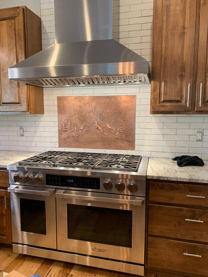 Copper Mountain Sunrise Backsplash