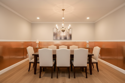 Wainscoting / Lower Wall Panels — Natural Copper